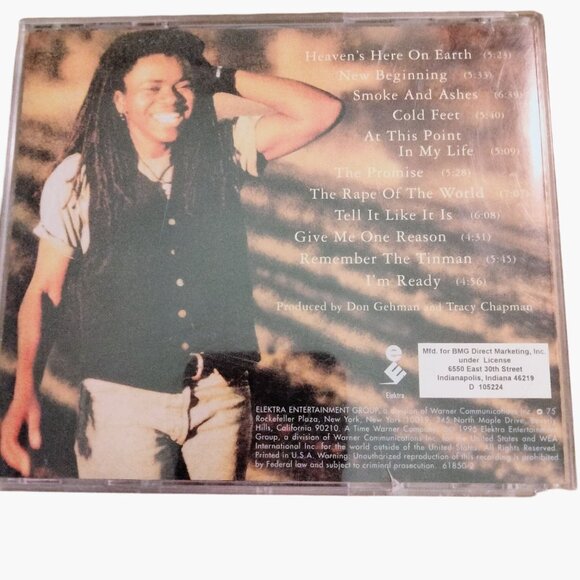 Tracy Chapman New Beginning CD Album 1995 Elektra Entertainment Folk Rock Collec - Picture 2 of 5